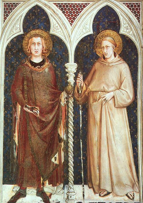 Simone Martini St.Louis of France and St.Louis of Toulouse China oil painting art